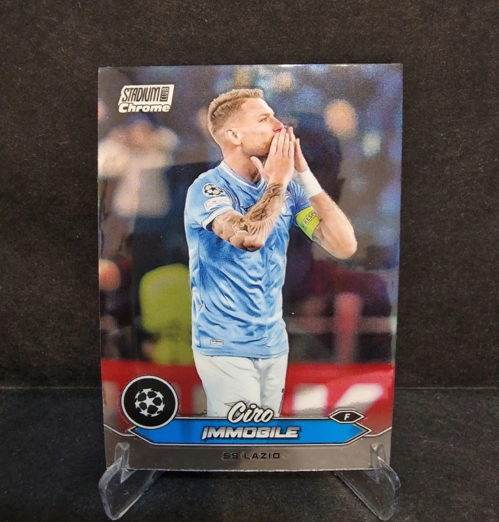 2023-24 Topps Stadium Chrome Ciro Immobile Lazio /LU17