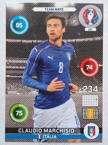 2016 Panini Euro Claudio Marchisio Włochy Nr 181 /W11