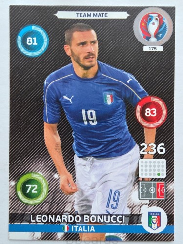 2016 Panini Euro Leonardo Bonucci Włochy Nr 175 /W9
