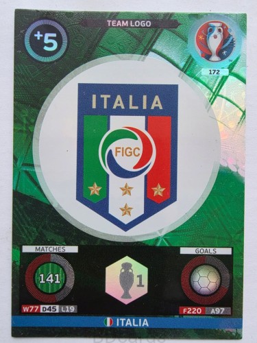 2016 Panini Euro Team Logo Włochy Nr 172 /W8