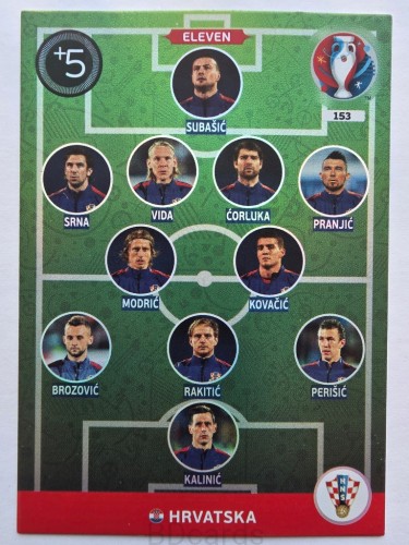 2016 Panini Euro Eleven Chorwacja Nr 153 /Q29