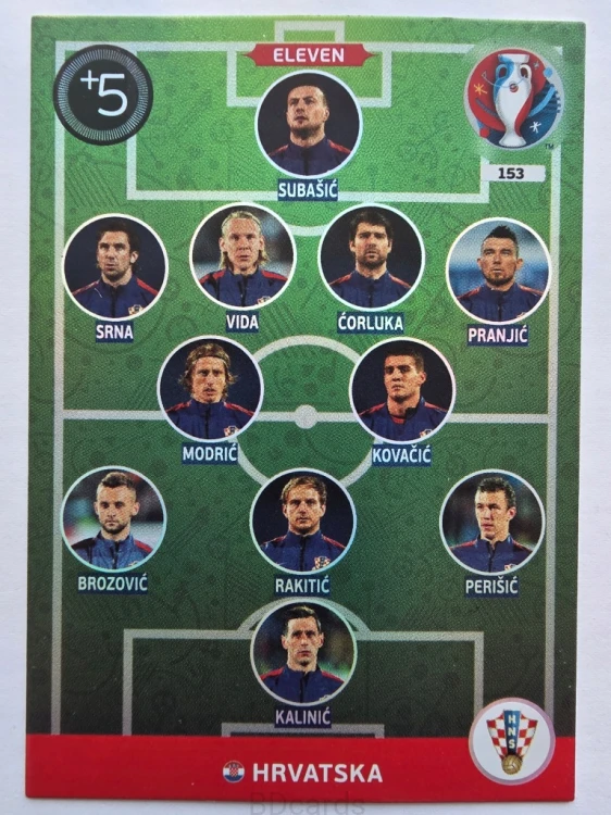 2016 Panini Euro Eleven Chorwacja Nr 153 /Q29