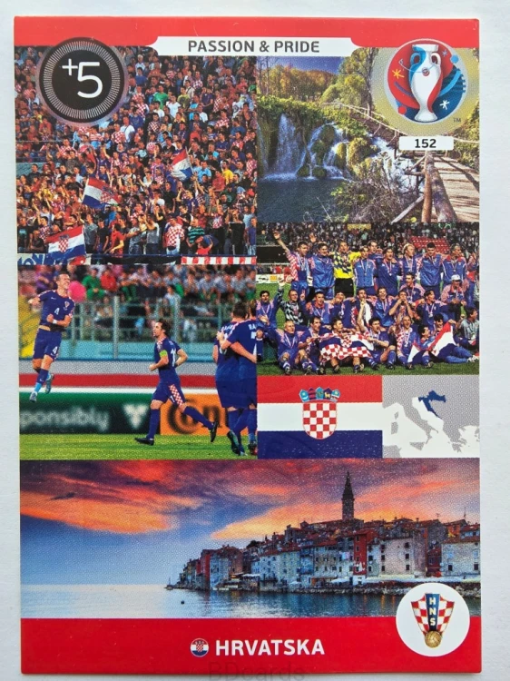 2016 Panini Euro Passion & Pride Chorwacja Nr 152 /Q28