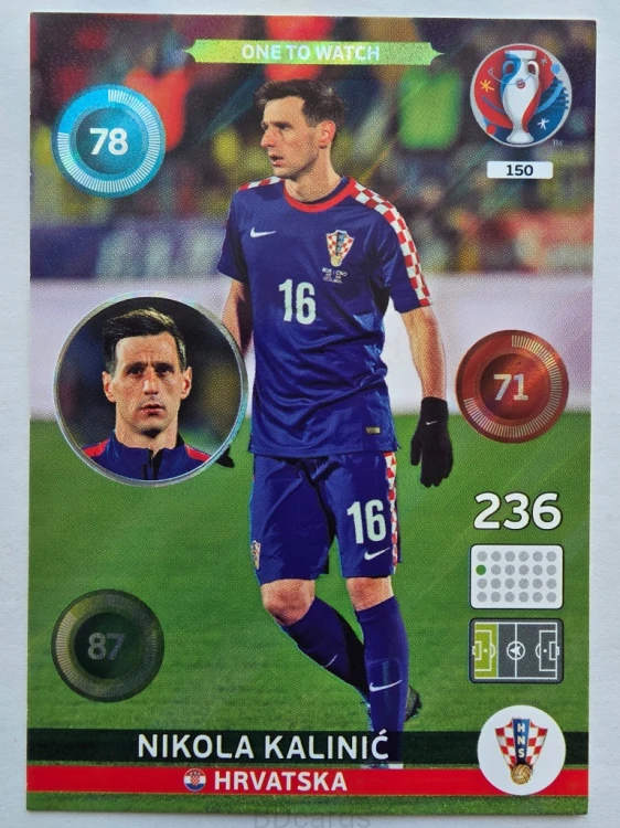 2016 Panini Euro Nikola Kalinić One to Watch Chorwacja Nr 150 /Q26