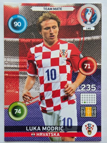 2016 Panini Euro Luka Modrić Chorwacja Nr 145 /Q23