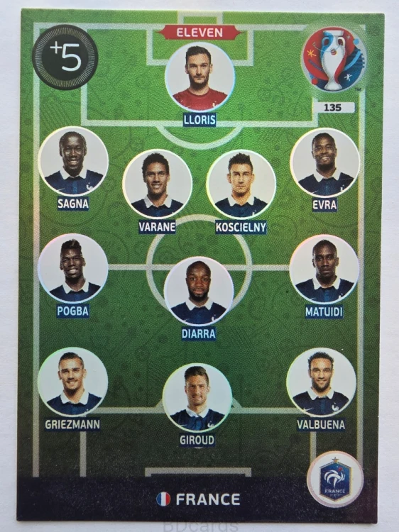 2016 Panini Euro Eleven Francja Nr 135 /Q20
