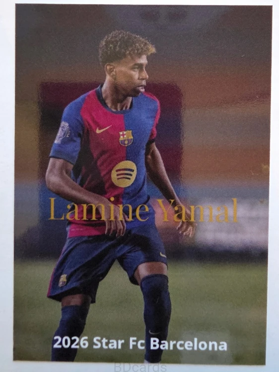 2026 Karta Lamine Yamal Fc Barcelona Star Limited Edition /BG22