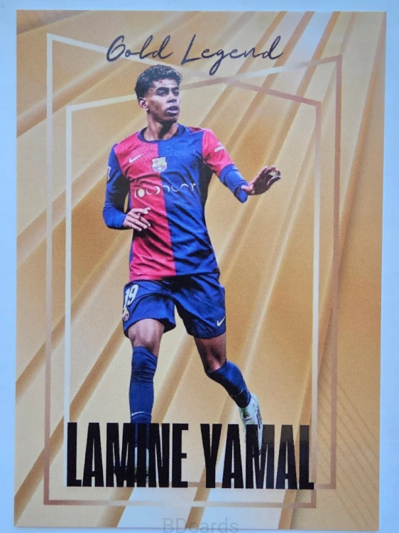 2025 Karta Lamine Yamal Fc Barcelona Gold Legends Limited Edition /BD18