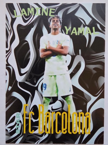 2025 Karta Lamine Yamal Star Fc Barcelona Limited Edition /BD30