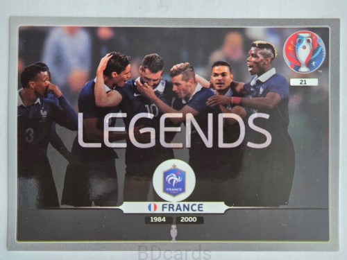 2016 Panini Euro Francja Legends Nr 21 /O6