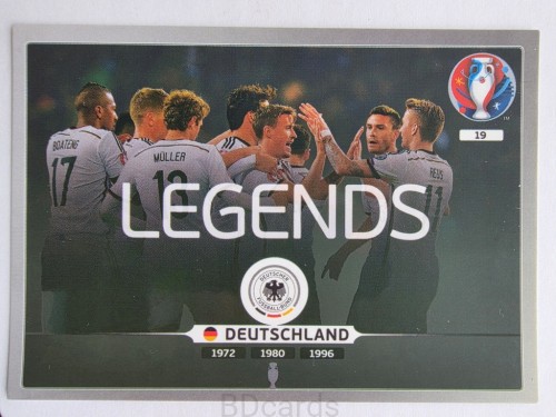 2016 Panini Euro Niemcy Legends Nr 19 /O5