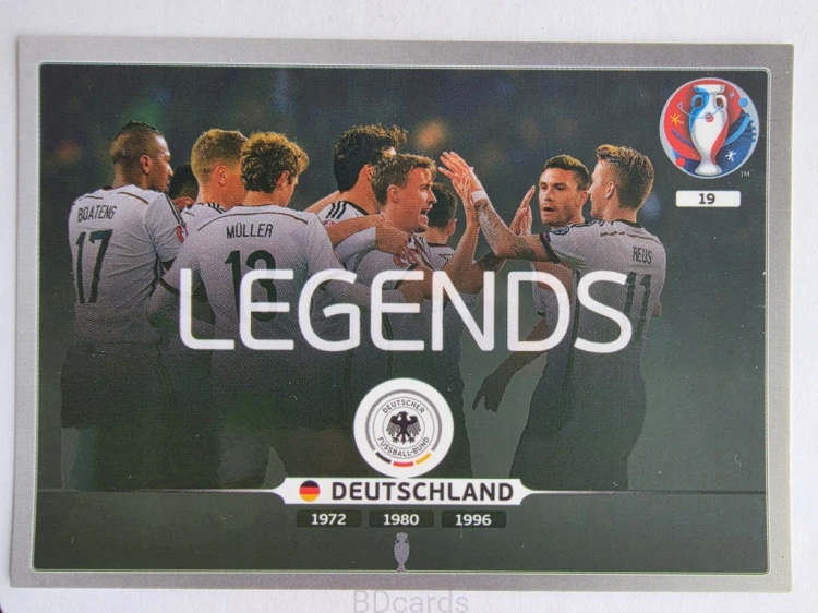 2016 Panini Euro Niemcy Legends Nr 19 /O5