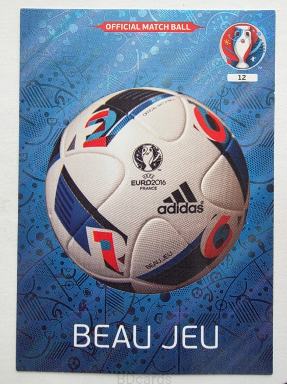 2016 Panini Euro Official Match Ball Nr 12 /O3