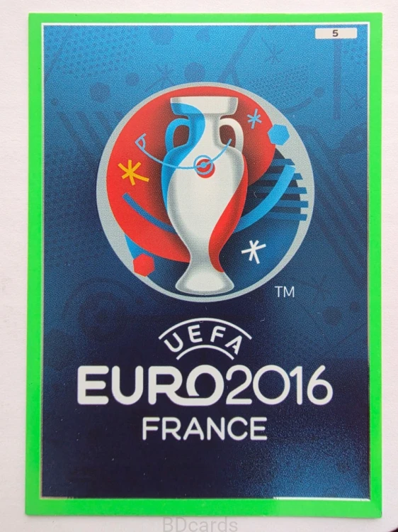 2016 Panini Euro Logo UEFA Euro Nr 5 /O1