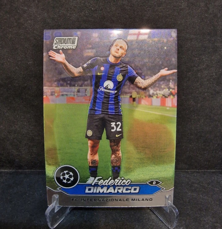2023-24 Topps Stadium Chrome Federico Dimarco Inter /LU18