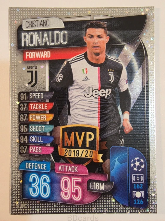 2019-20 Topps Match Attax Cristiano Ronaldo Juventus /A86