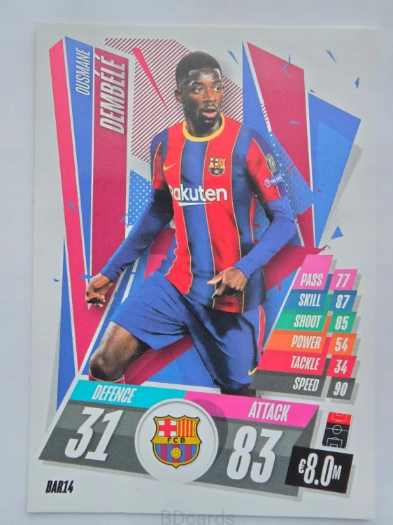 2020-21 Topps Match Attax Ousmane Dembele FC Barcelona /A