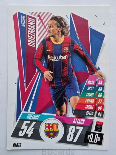 2020-21 Topps Match Attax Antoine Griezmann Fc Barcelona /A