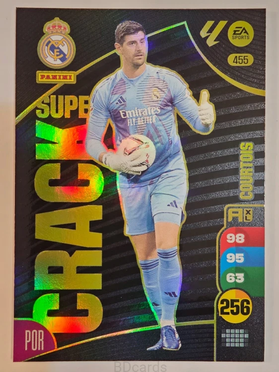 2024-25 Panini Megacracks Thibaut Courtois Real Madryt Super Crack /A85