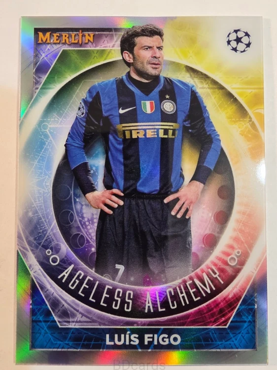 2022-23 Topps Merlin Chrome Luis Figo Inter /A