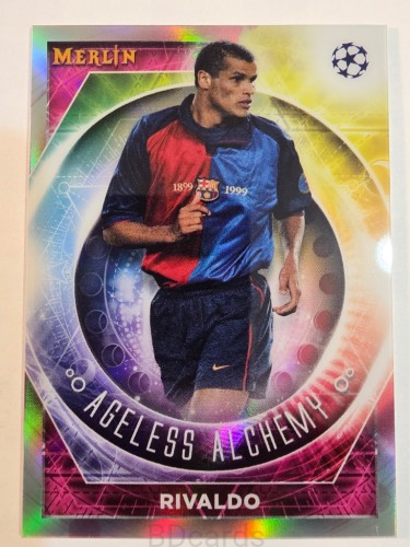 2022-23 Topps Merlin Chrome Rivaldo FC Barcelona /A