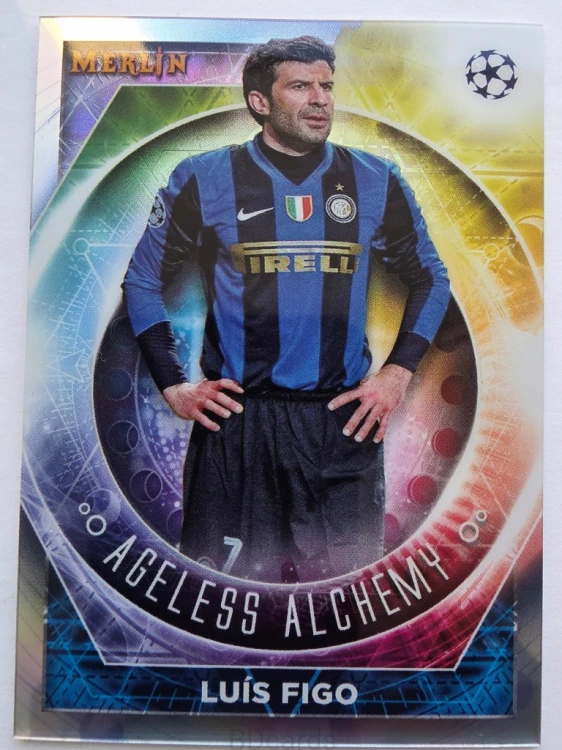 2022-23 Topps Chrome Merlin Luis Figo Legend Inter Alchemy /A