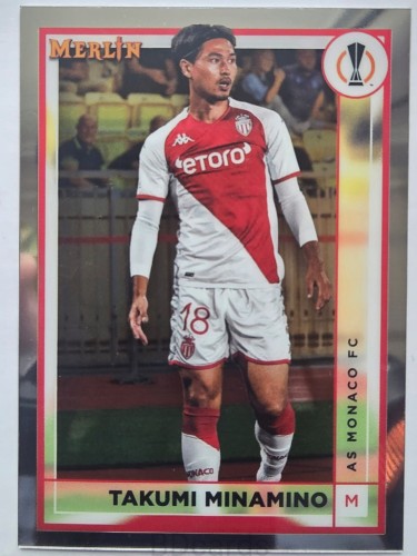2022-23 Topps Merlin Chrome Takumi Minamino AS Monaco /A
