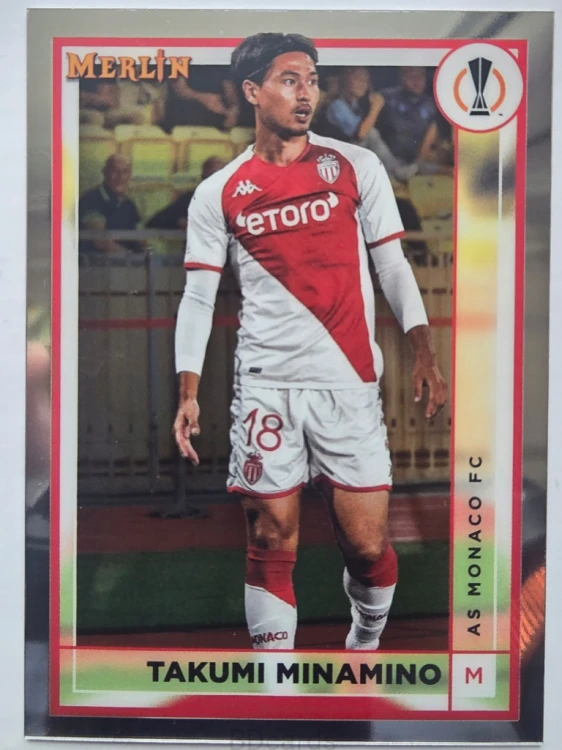 2022-23 Topps Merlin Chrome Takumi Minamino AS Monaco /A