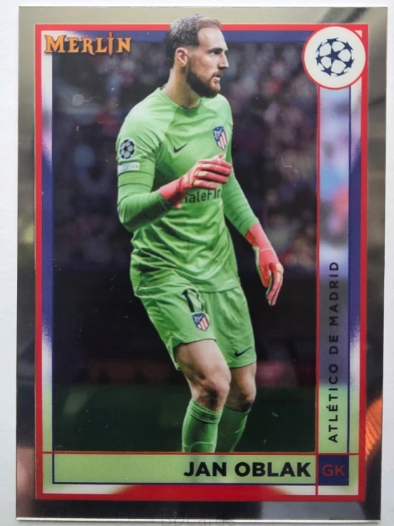 2022-23 Topps Merlin Chrome Jan Oblak Atletico Madryt /A