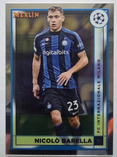 2022-23 Topps Merlin Chrome Nicolo Barella Inter /A