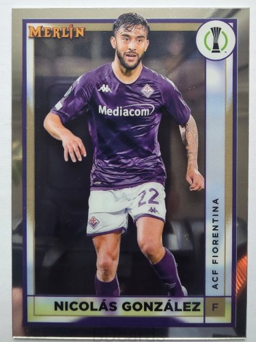 2022-23 Topps Merlin Chrome Nicolas Gonzalez Fiorentina /A