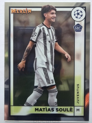 2022-23 Topps Merlin Chrome Matias Soule Juventus /A