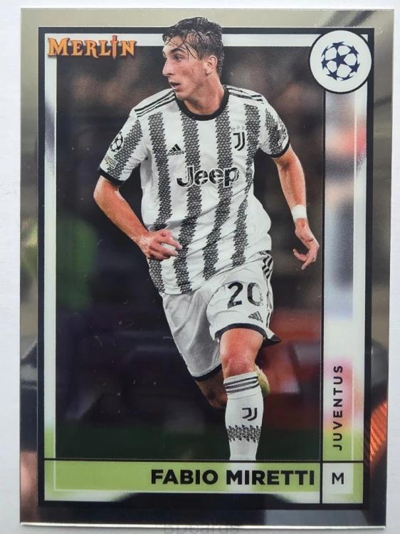 2022-23 Topps Merlin Chrome Fabio Miretti Juventus /A