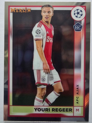2022-23 Topps Merlin Chrome Youri Regger Ajax /A