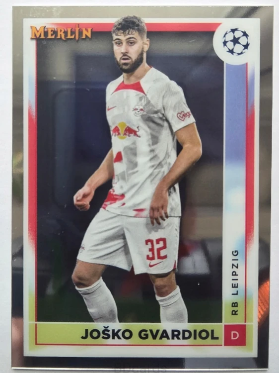 2022-23 Topps Merlin Chrome Josko Gvardiol RB Lipsk /A