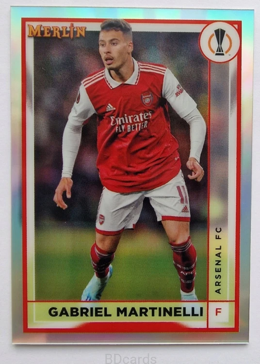 2022-23 Topps Chrome Merlin Gabriel Martinelli Arsenal Londyn /RU7