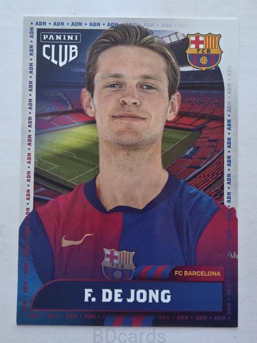 2024-25 Panini Club Frenkie De Jong FC Barcelona /F