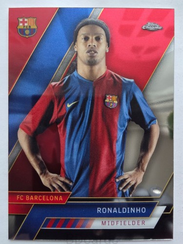 2022-23 Topps Chrome Set Ronaldinho FC Barcelona Limited /FR20