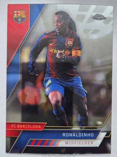 2022-23 Topps Chrome Set Ronaldinho FC Barcelona Limited /FR20