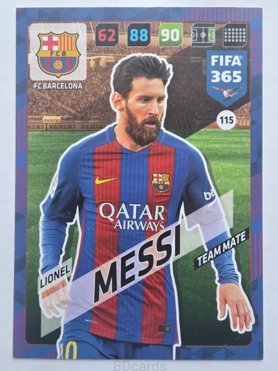 2018 Panini Fifa 365 Lionel Messi FC Barcelona /F