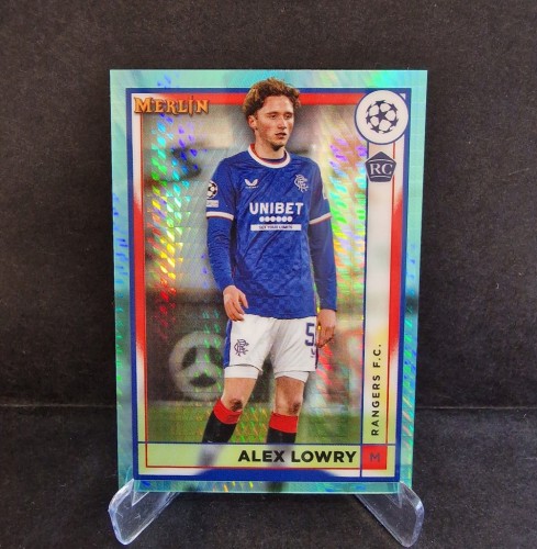 2022-23 Topps Chrome Merlin Aqua Prism Lowry Rangers /AU3