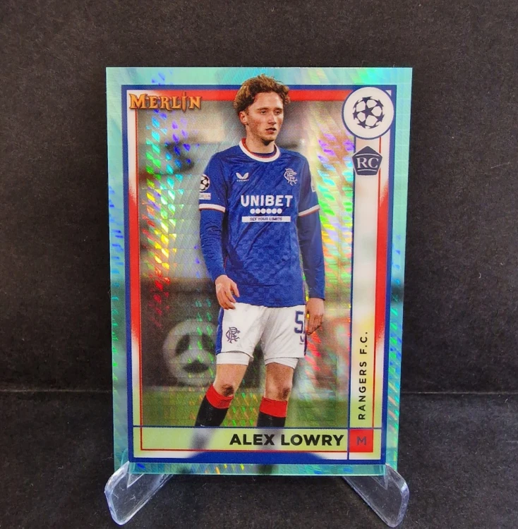 2022-23 Topps Chrome Merlin Aqua Prism Lowry Rangers /AU3