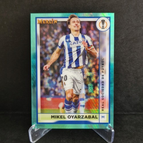 2022-23 Topps Merlin Chrome Oyarzabal Real Sociedad Aqua /MR5