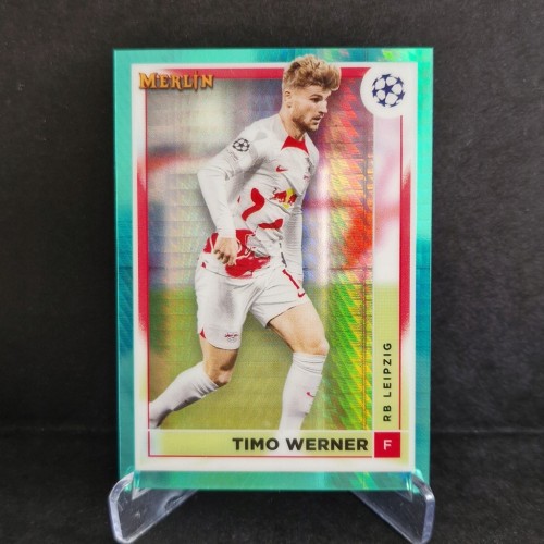 2022-23 Topps Merlin Chrome Werner RB Lipsk Aqua /MR5