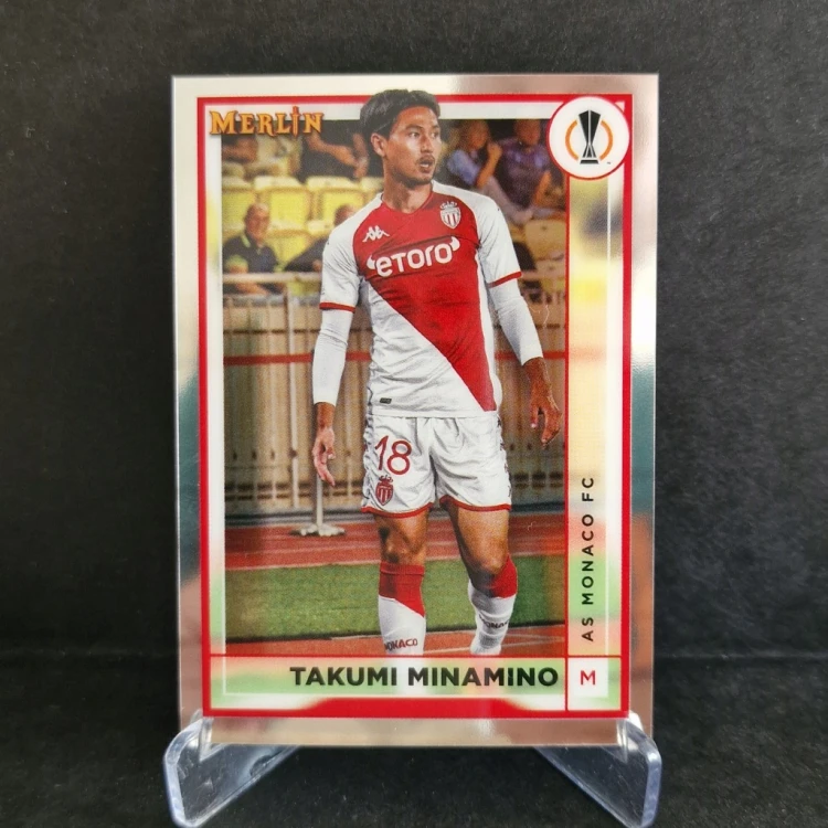 2022-23 Topps Merlin Chrome Minamino AS Monaco /MR2