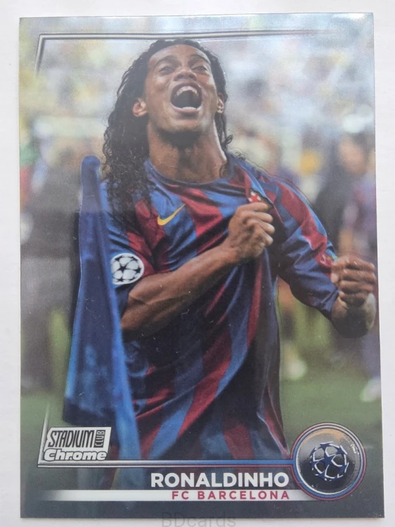 2022-23 Topps Stadium Chrome Ronaldinho FC Barcelona /F