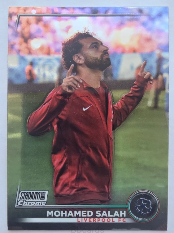 2022-23 Topps Stadium Chrome Mohamed Salah Liverpool /F
