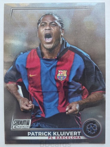 2022-23 Topps Stadium Chrome Patrick Kluivert FC Barcelona /F