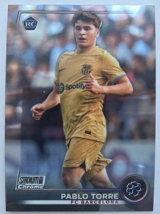 2022-23 Topps Stadium Chrome Pablo Torre FC Barcelona /F