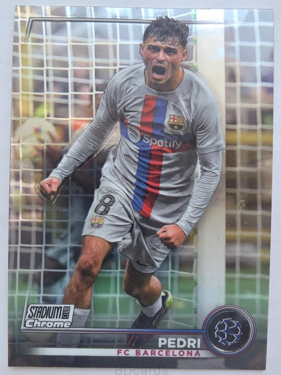 2022-23 Topps Stadium Chrome Pedri FC Barcelona /F